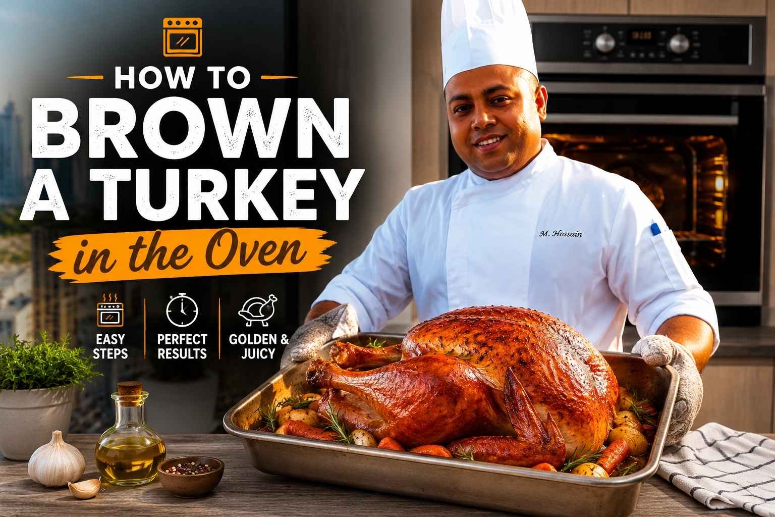 How to Brown a Turkey in the Oven