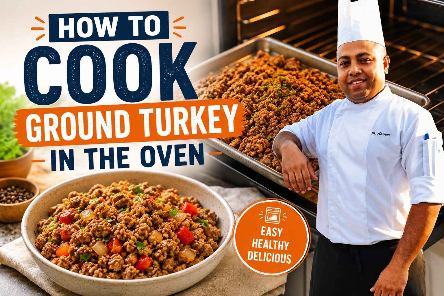 How to Cook Ground Turkey in the Oven