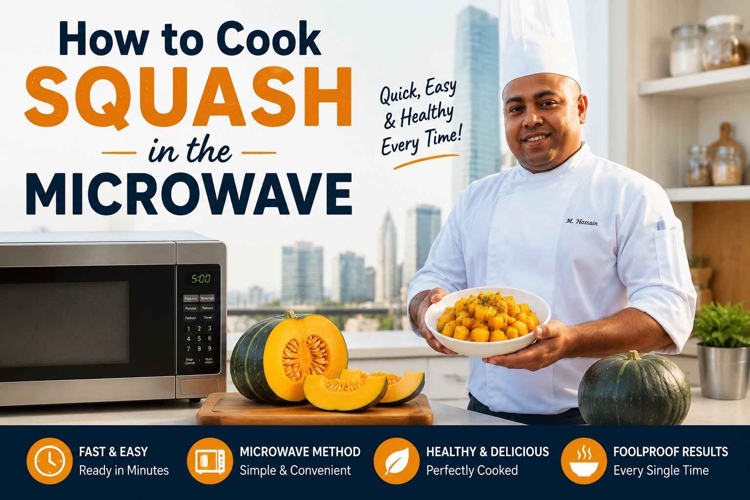 How to Cook Squash in the Microwave