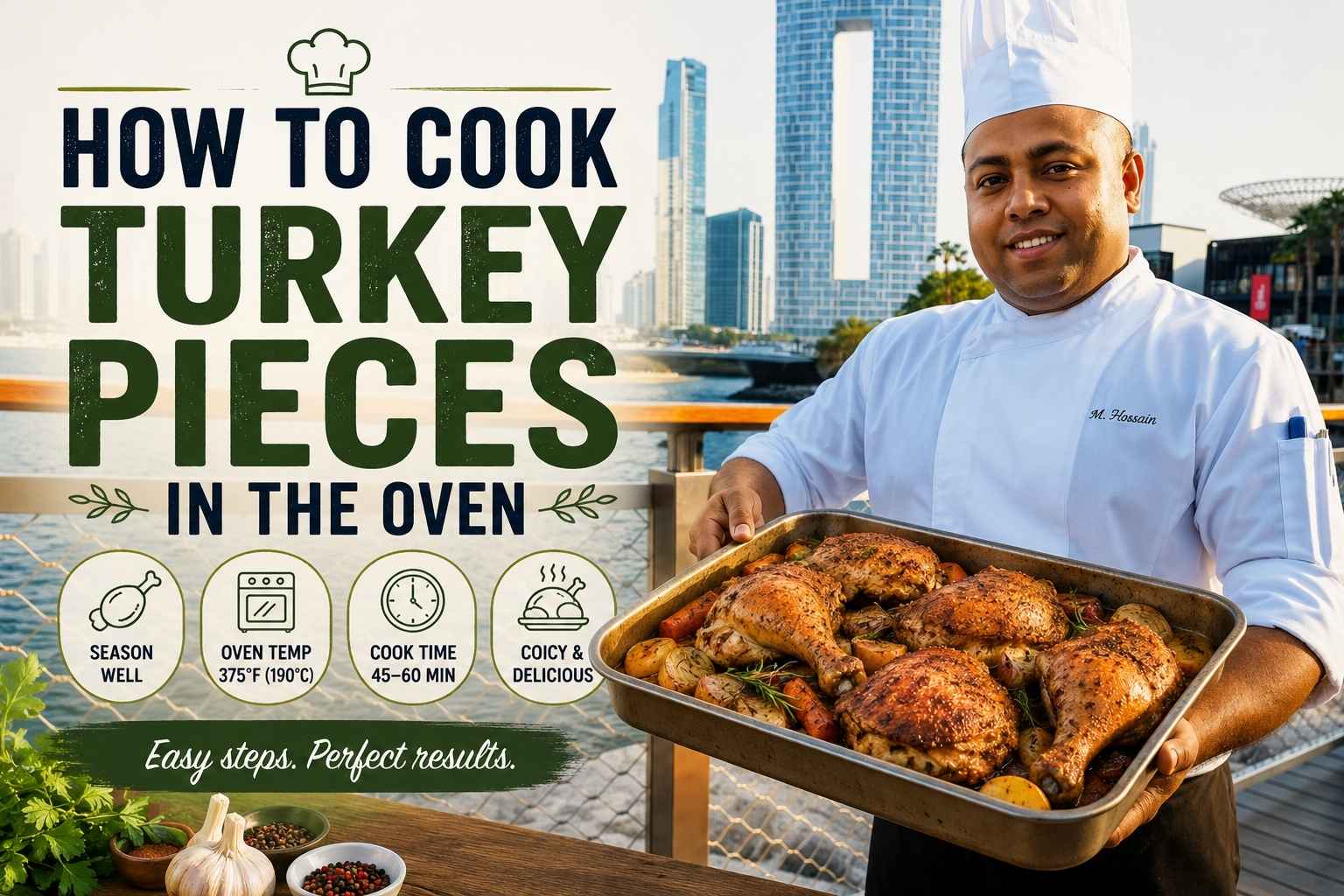 How to Cook Turkey Pieces in the Oven