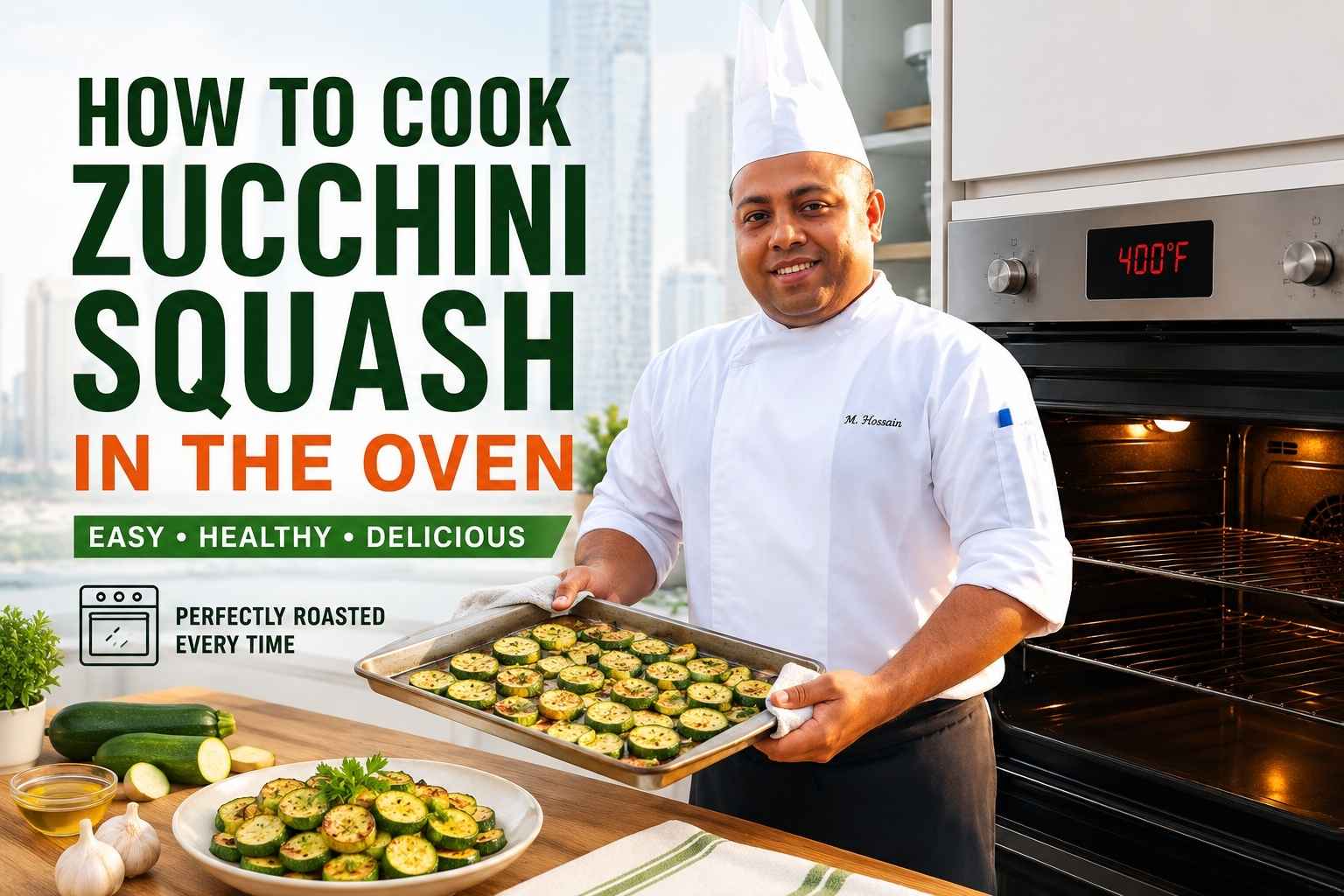 How to Cook Zucchini Squash in the Oven
