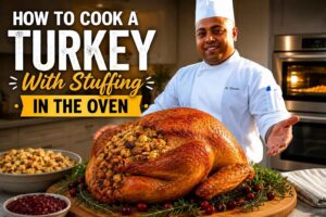 How to Cook a Turkey With Stuffing in the Oven