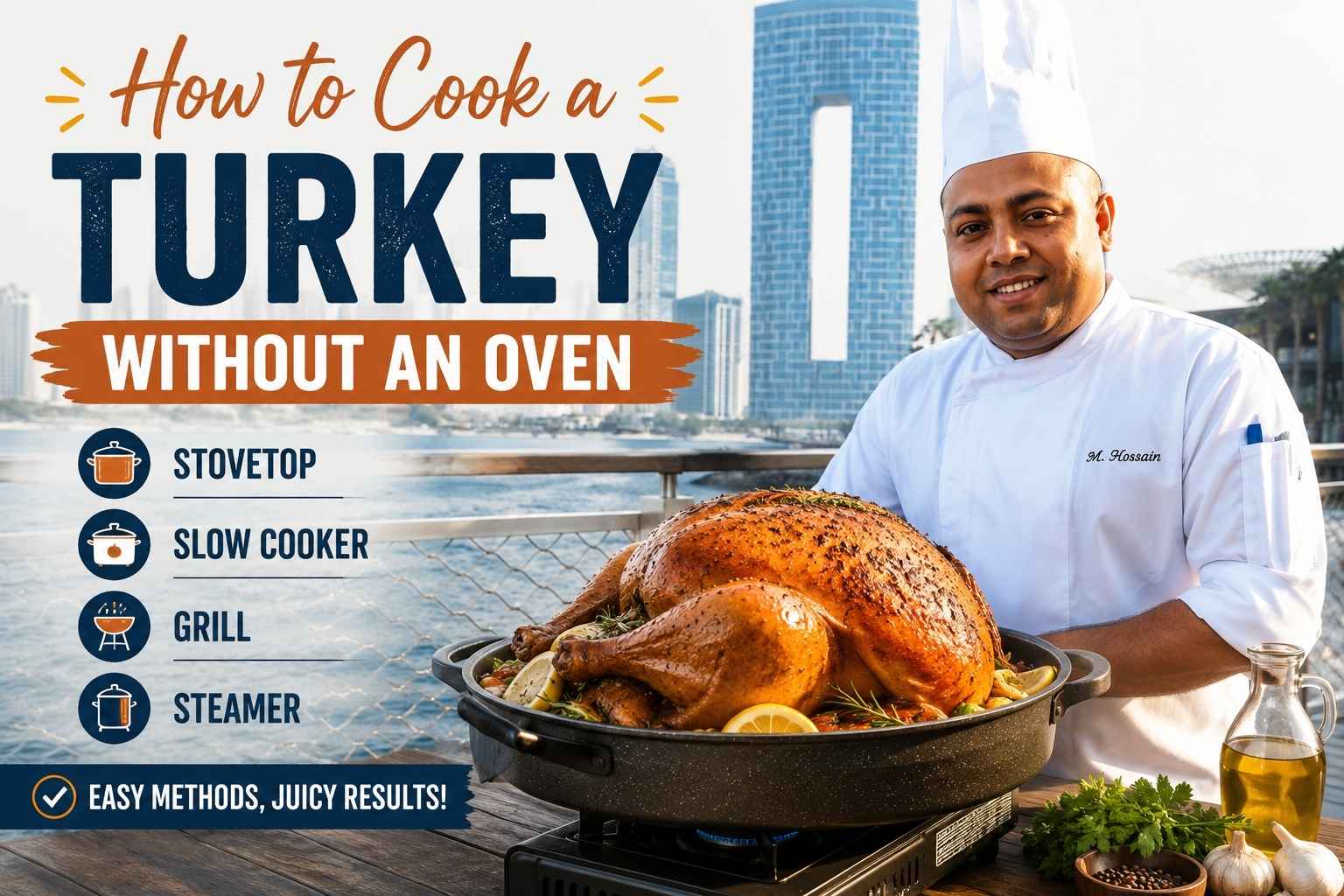 How to Cook a Turkey Without an Oven