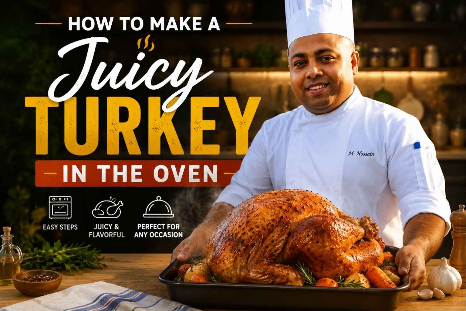 How to Make a Juicy Turkey in the Oven